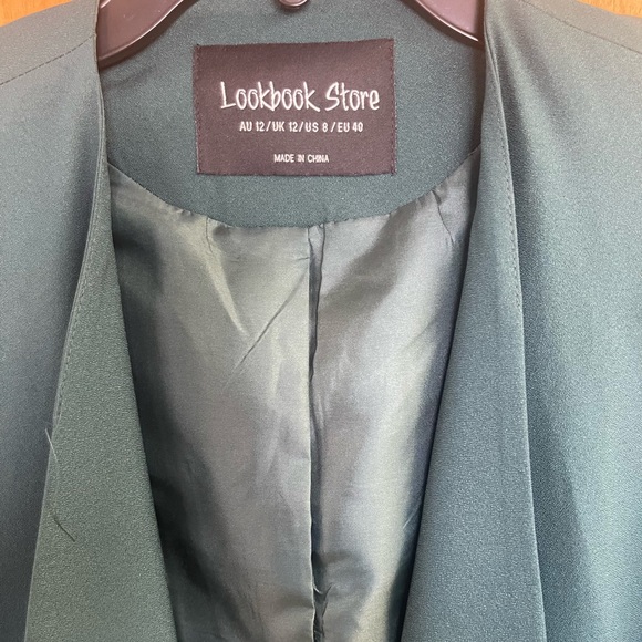 Emerald Green Oversized Blazer/Jacket - Picture 3 of 10